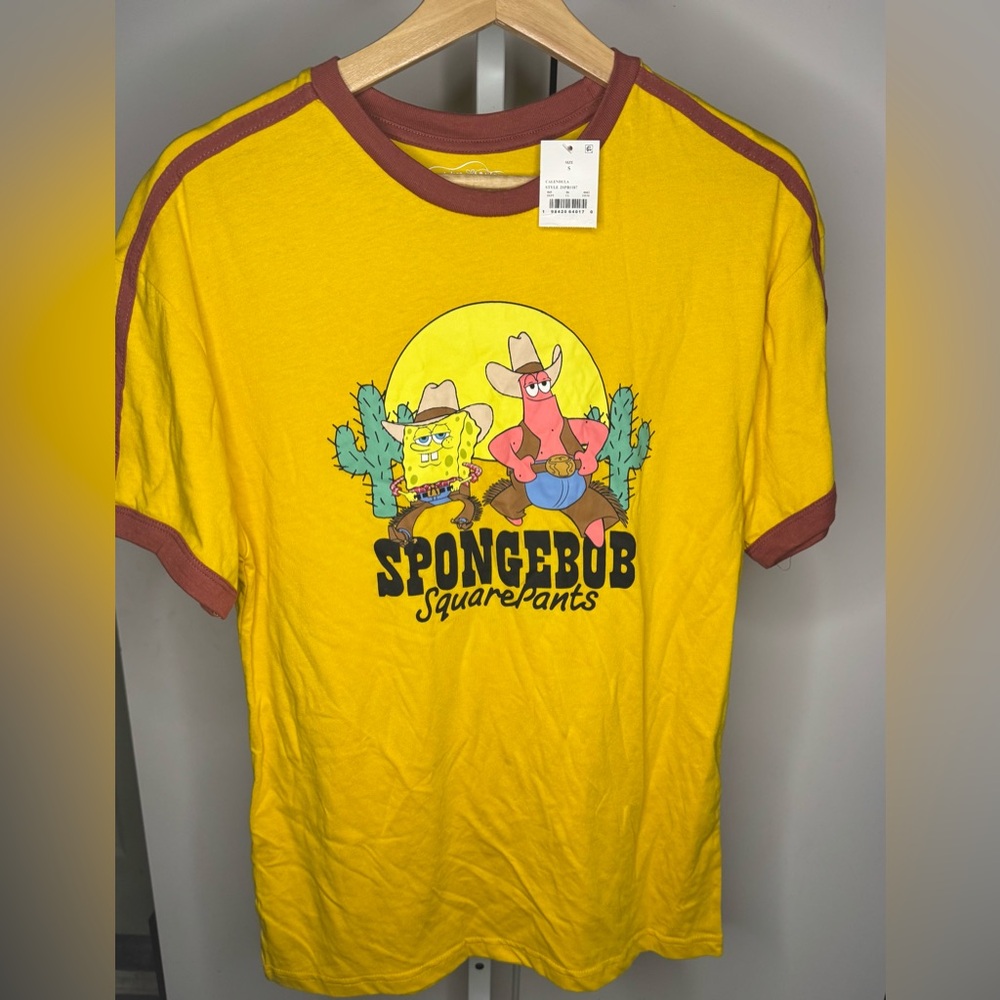 Nickelodeon SpongeBob Themed T-Shirt Size Small Mens NWT